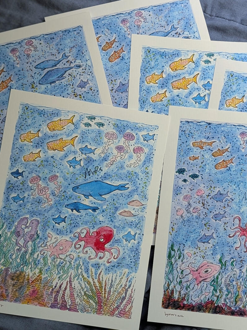 Sea Critter Prints