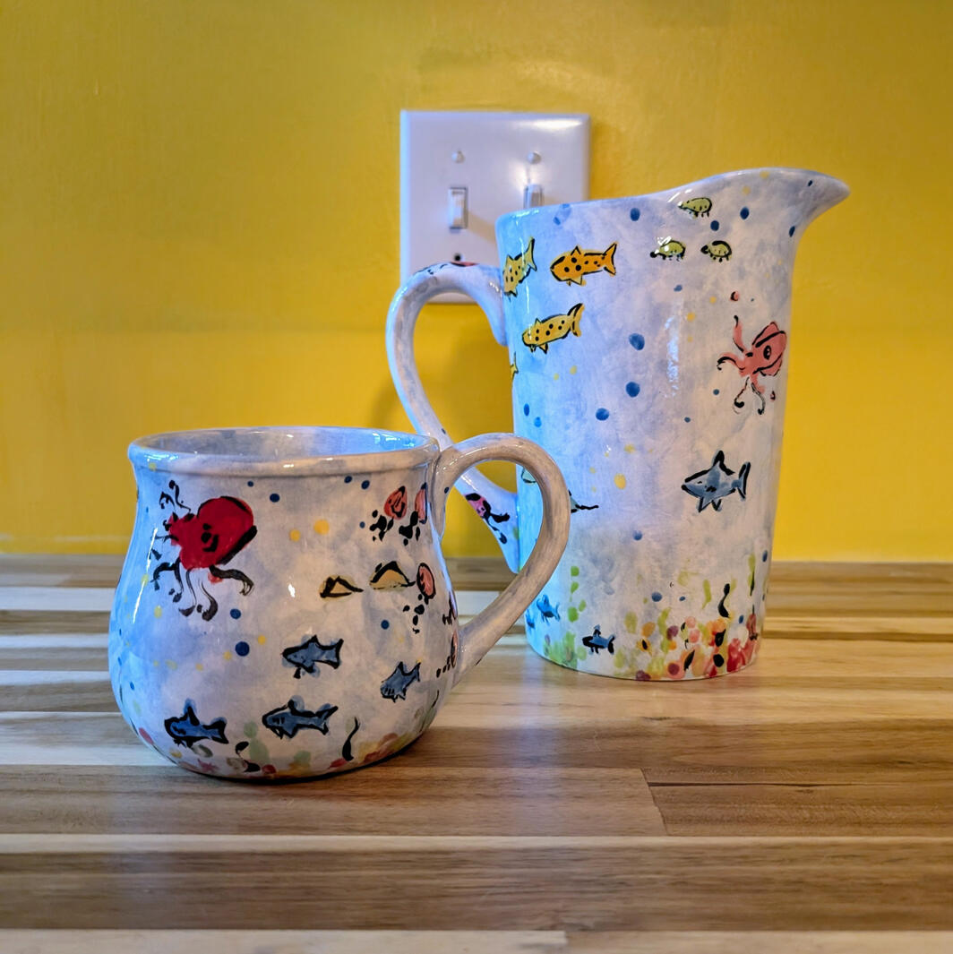 Sea Critters Ceramic Set